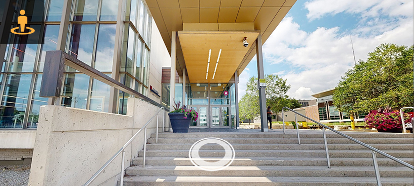 Campus as virtual tour.