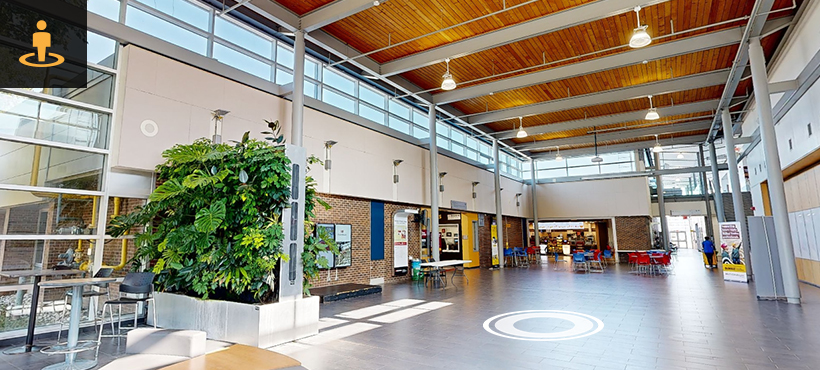 Campus via virtual tour.