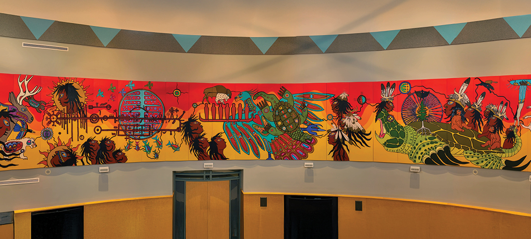 Kanaktí:yo Indigenous mural