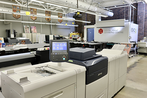 Hugh Cameron Digital Print Learning Centre equipment.