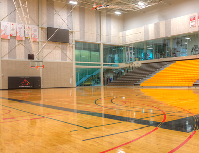 david braley athletics and recreation centre basketball court