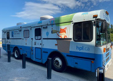 hamilton public library bookmobile bus