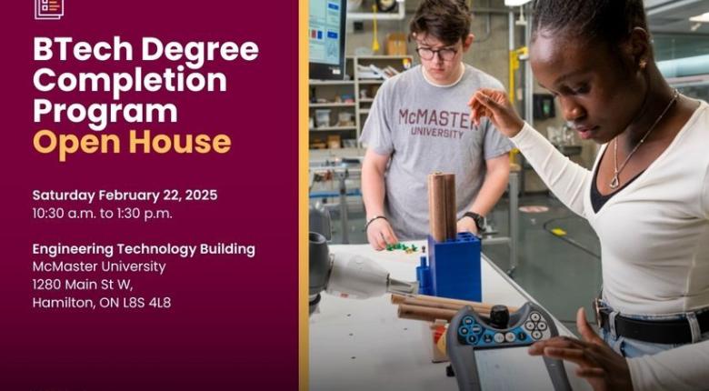 BTech Degree Completion Program Open House