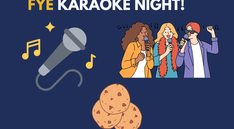 FYE Karaoke night promo graphic 