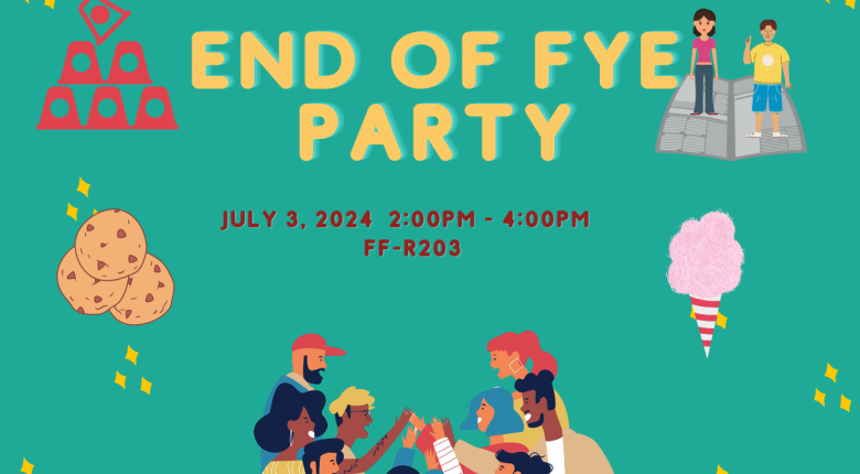 end of fye party promo 