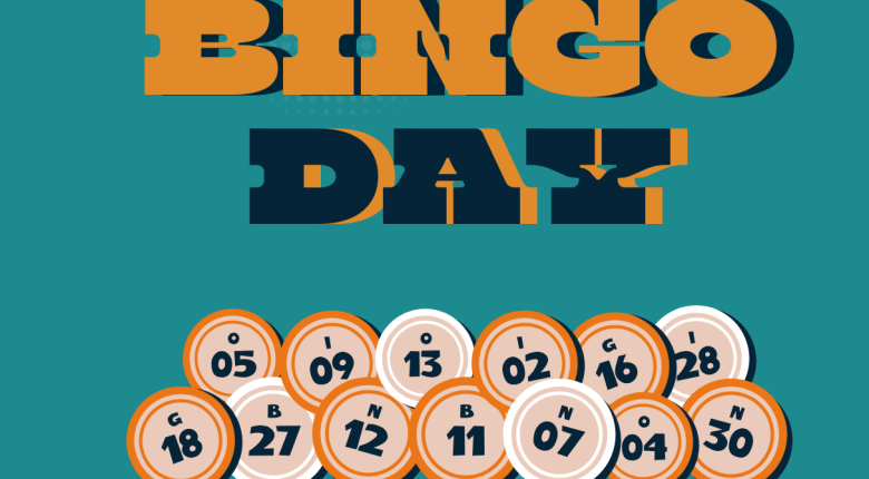 Bingo day. various bingo balls.