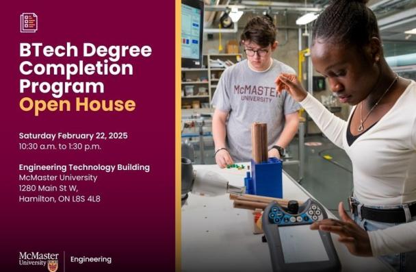 BTech Degree Completion Program Open House